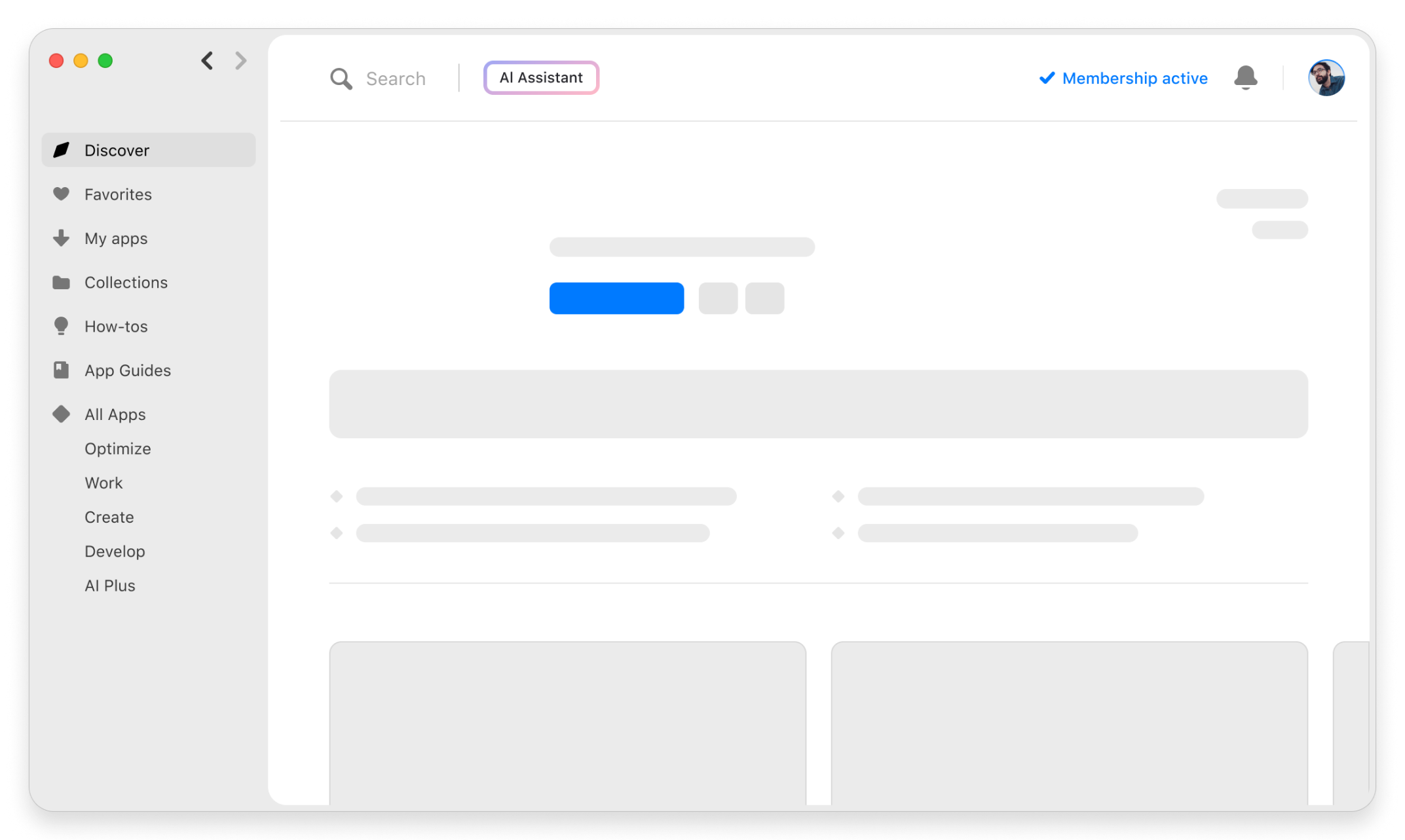 Setapp user interface image