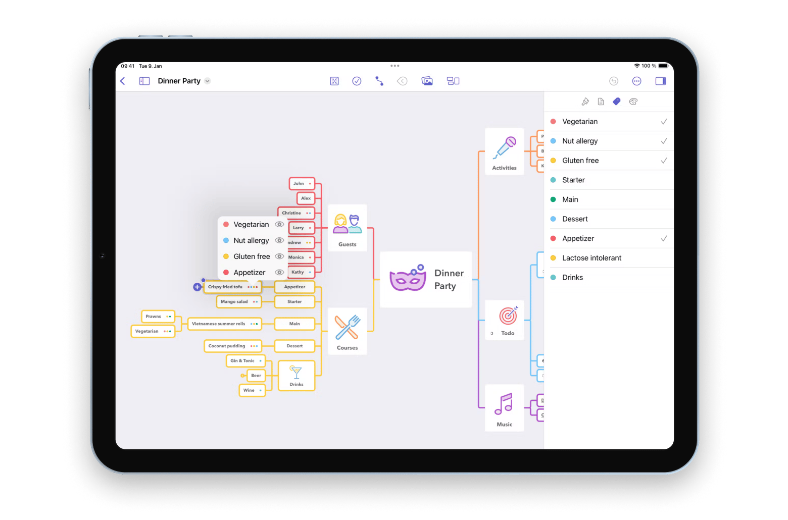 mindnote mind map and brainstorm ideas app