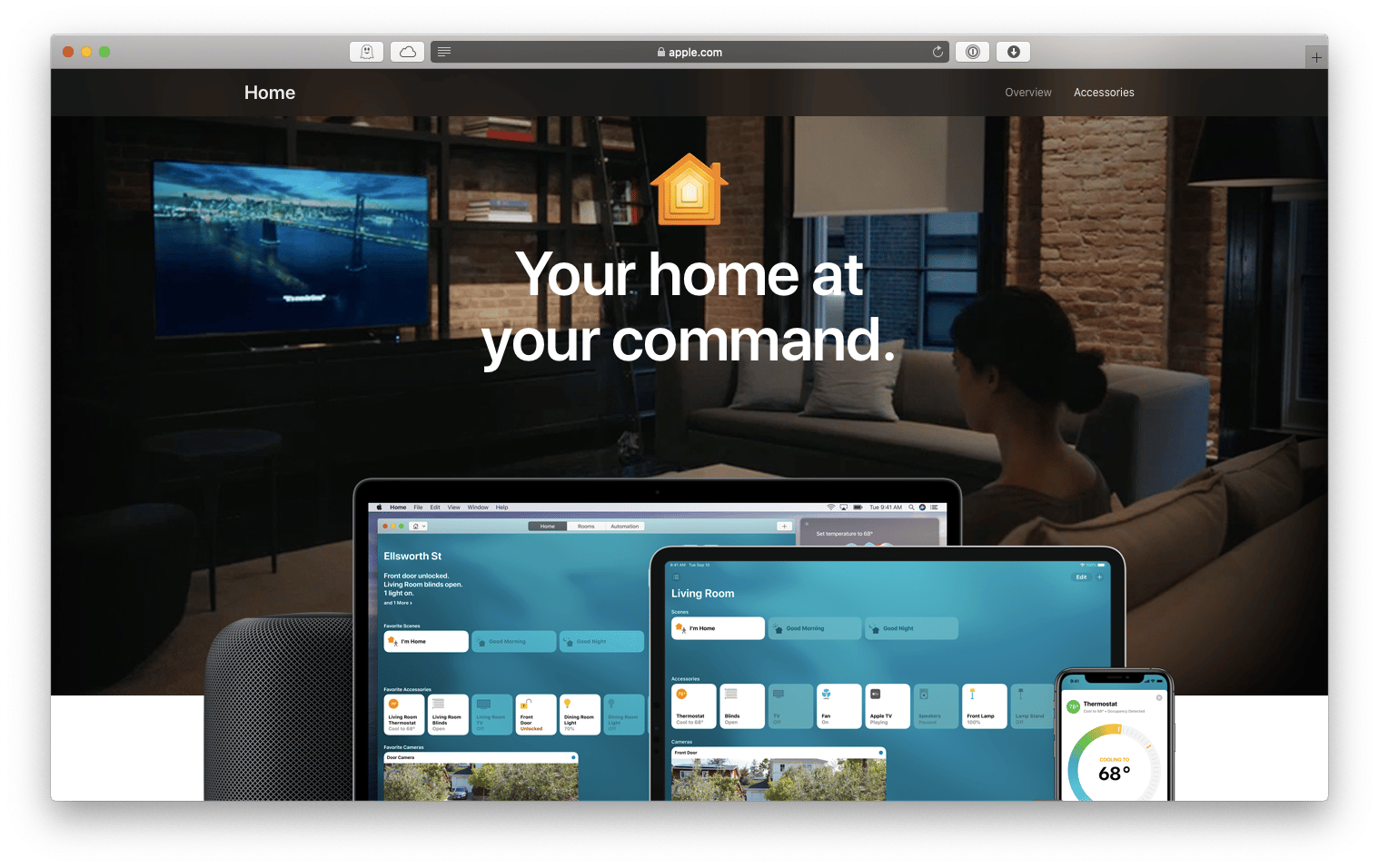 Apple home HomeKit app Mac