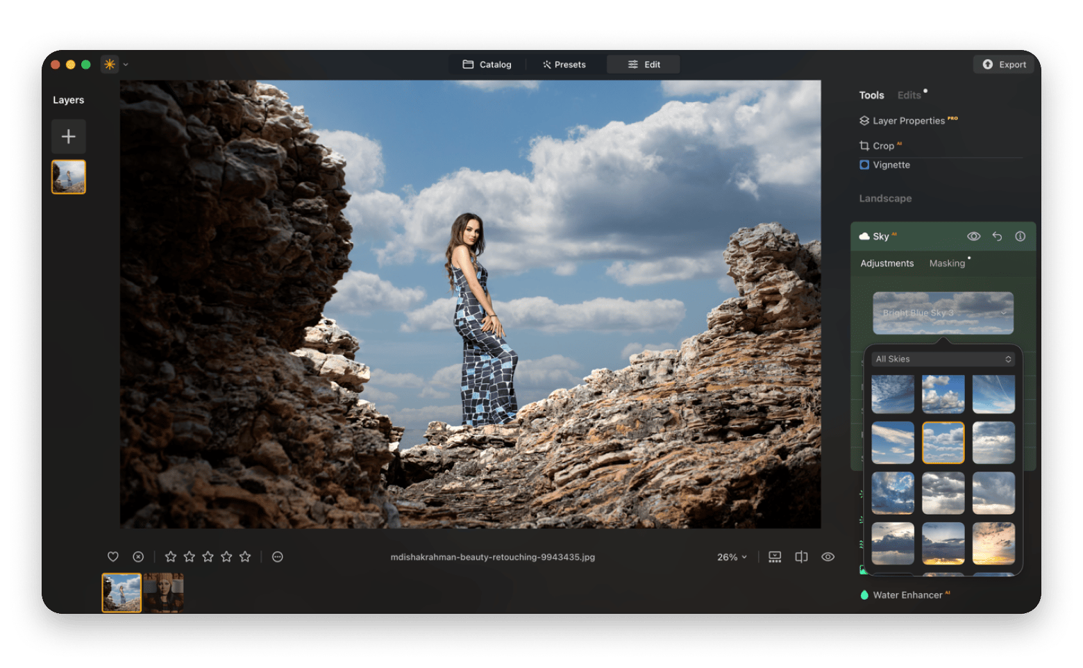 Replacing the sky on Luminar Neo, an AI photo editor available on Setapp. Replacing the sky on Luminar Neo, an AI photo editor available on Setapp.