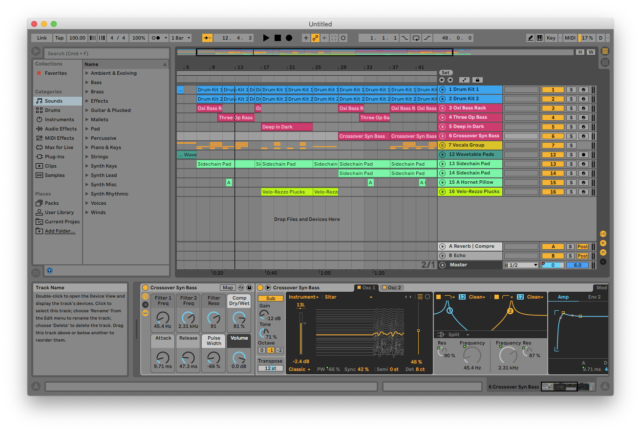 Ableton Mac music making software