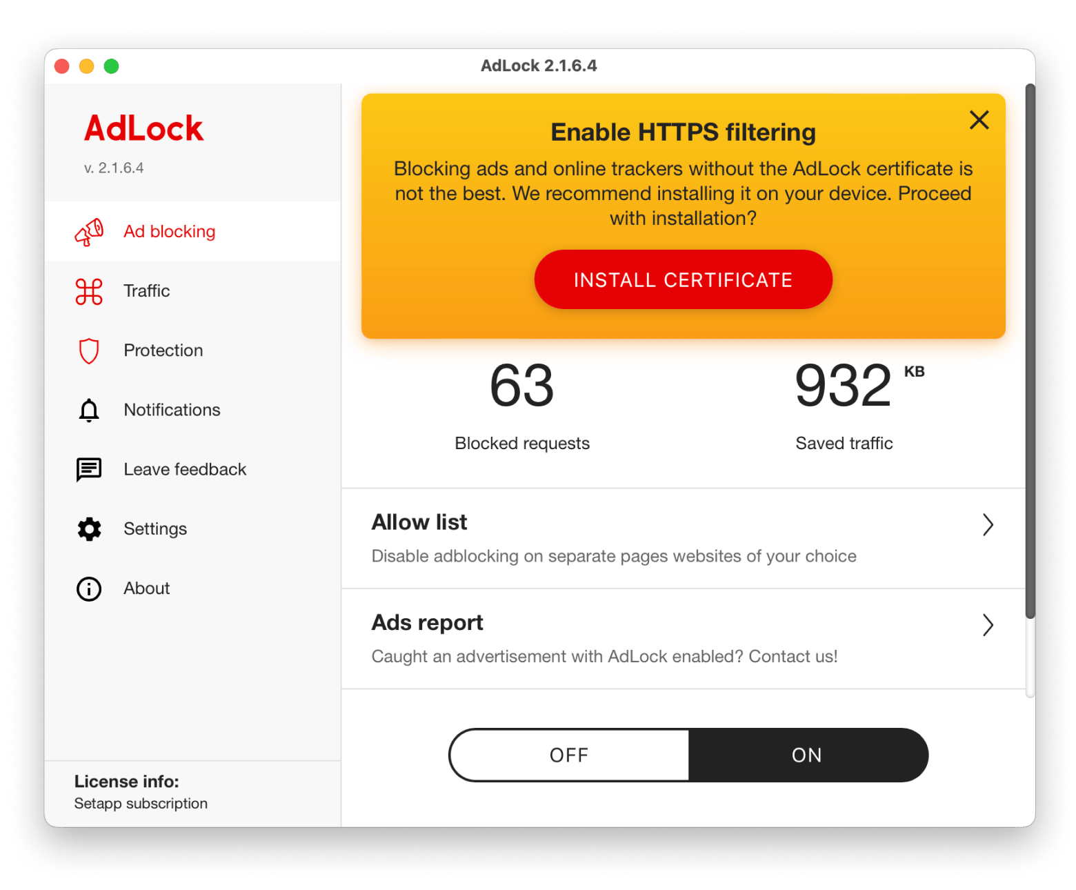 adlock ads blocking app mac