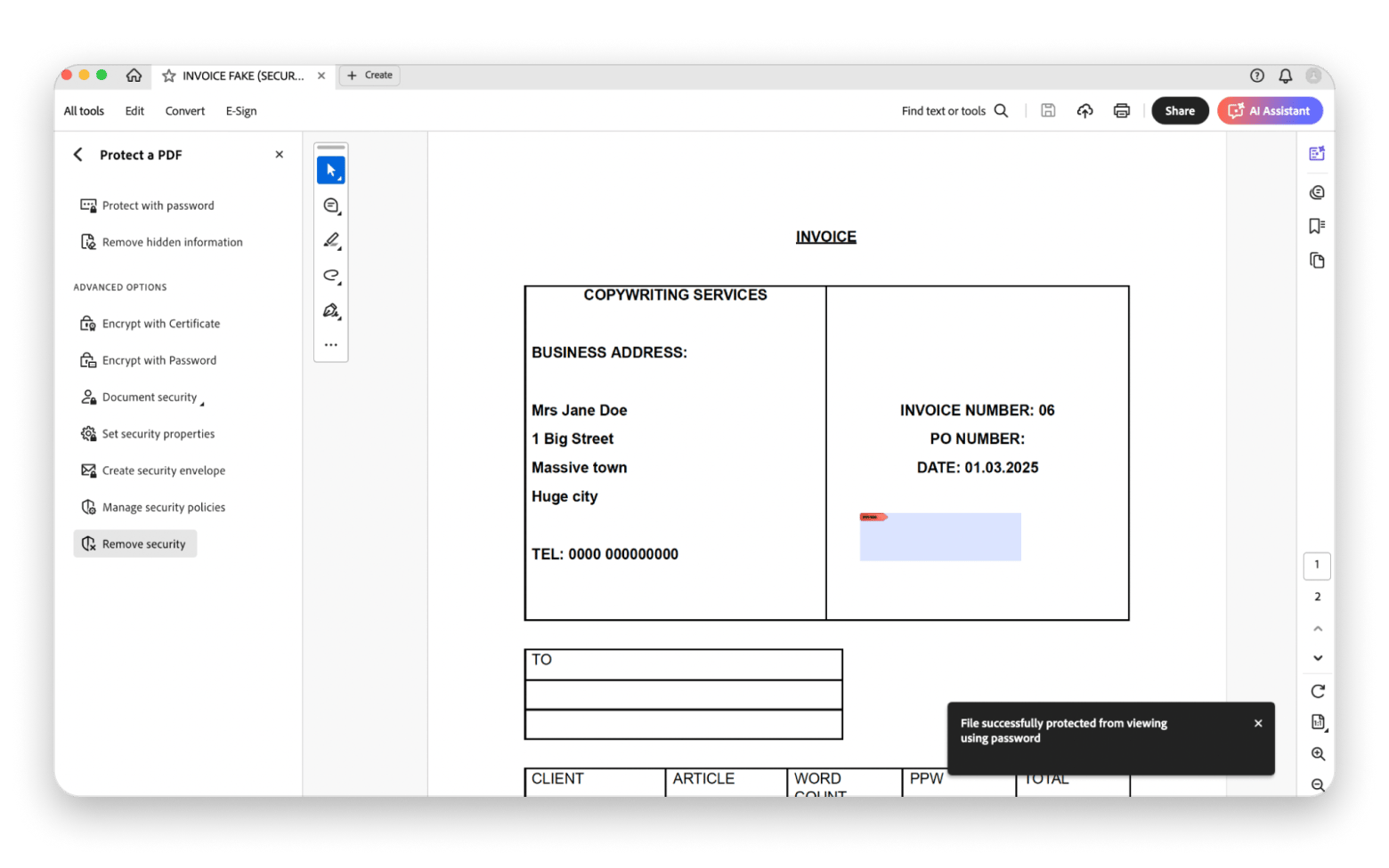 Adobe remove security