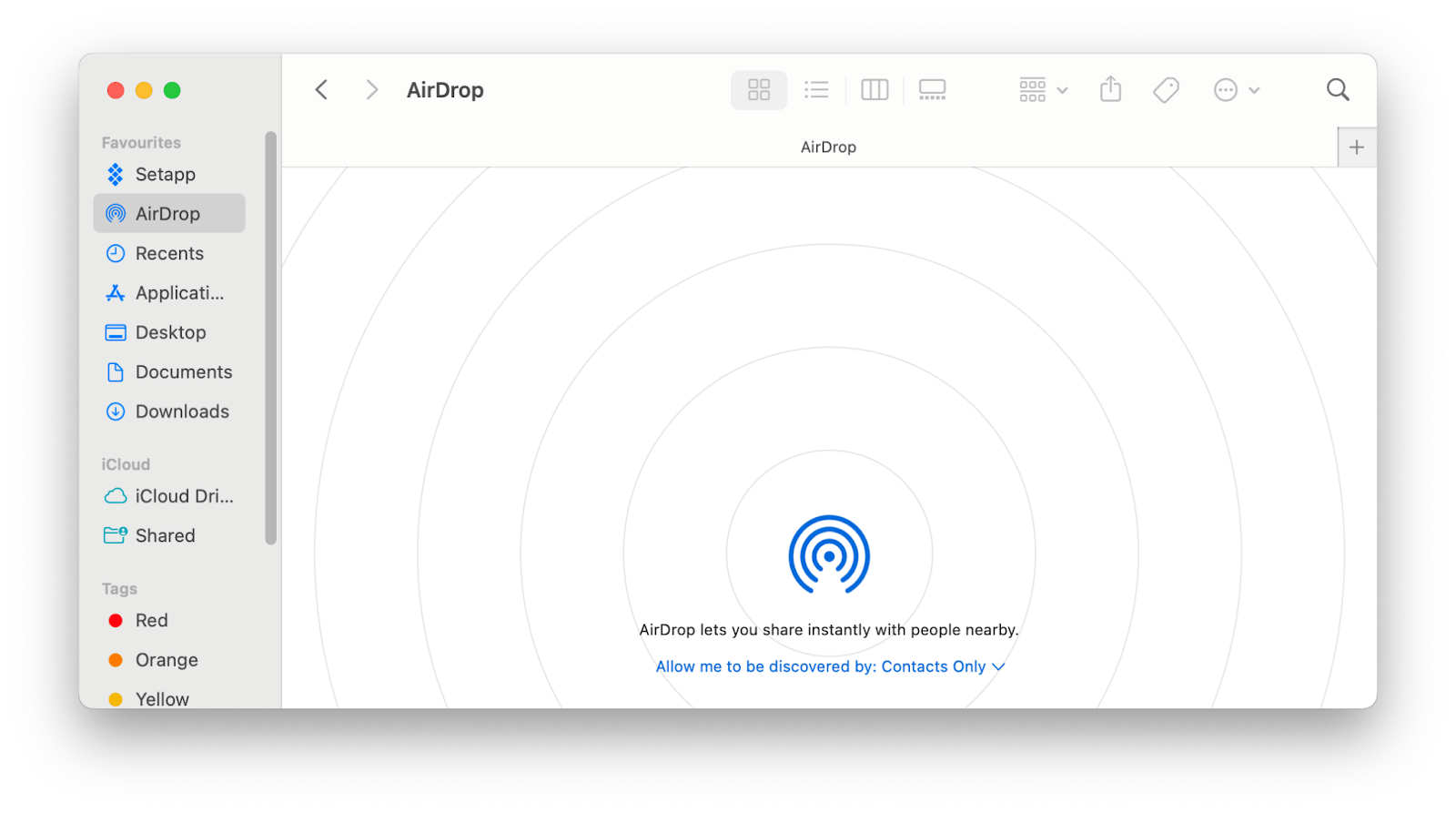 airdrop on mac