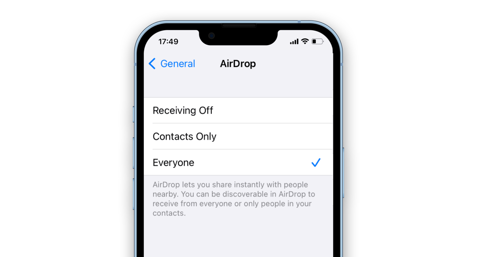 AirDrop video from iPhone