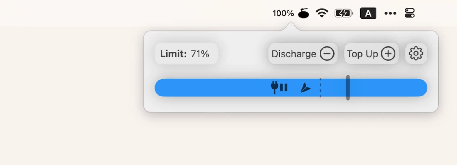 AlDente charge limit