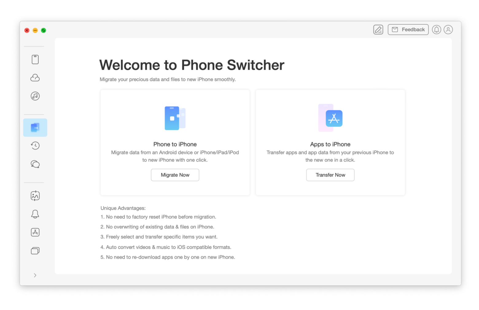 from iPhone to iPhone data transfer with AnyTrans