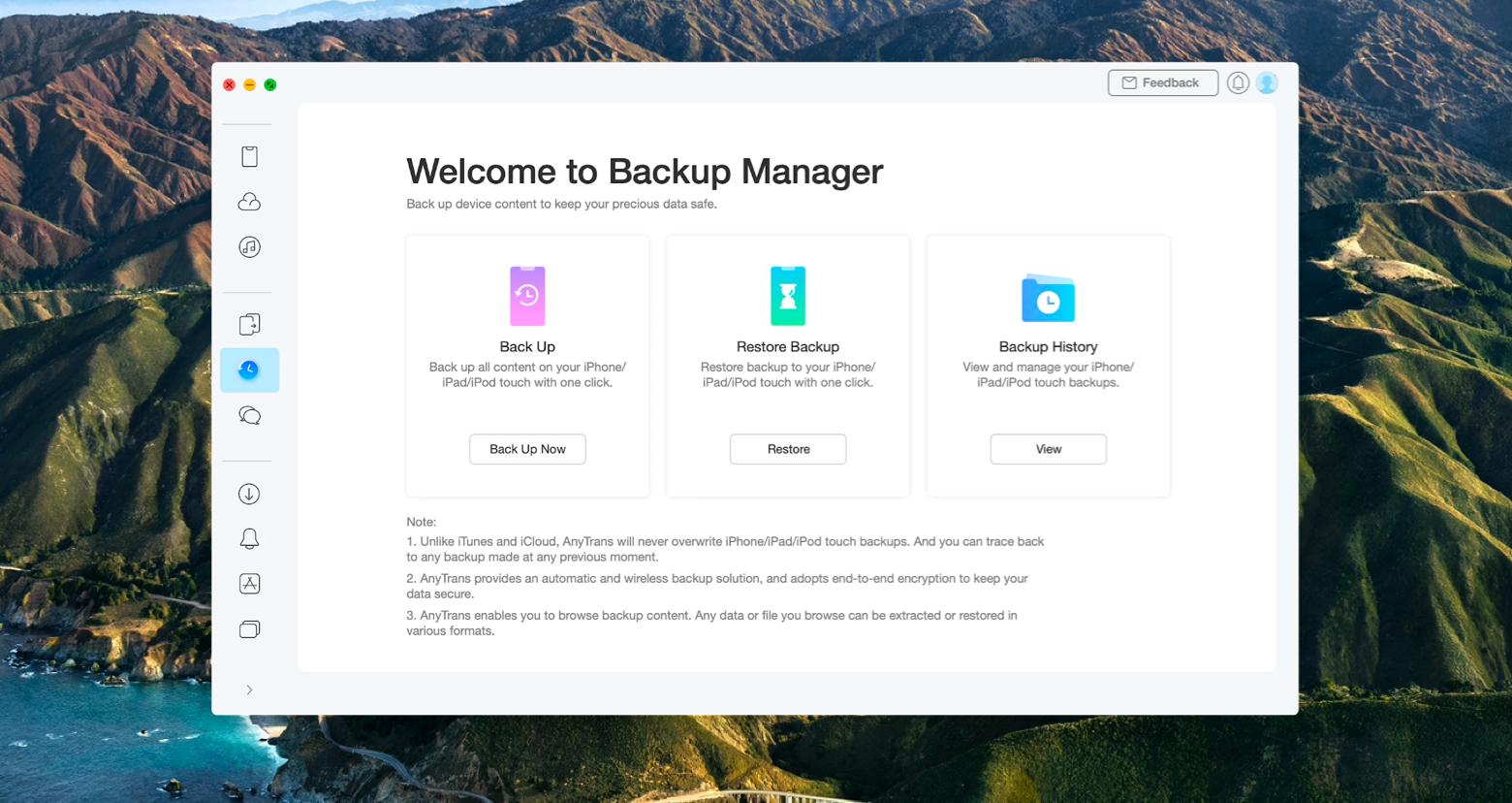 anytrans for ios iphone backup