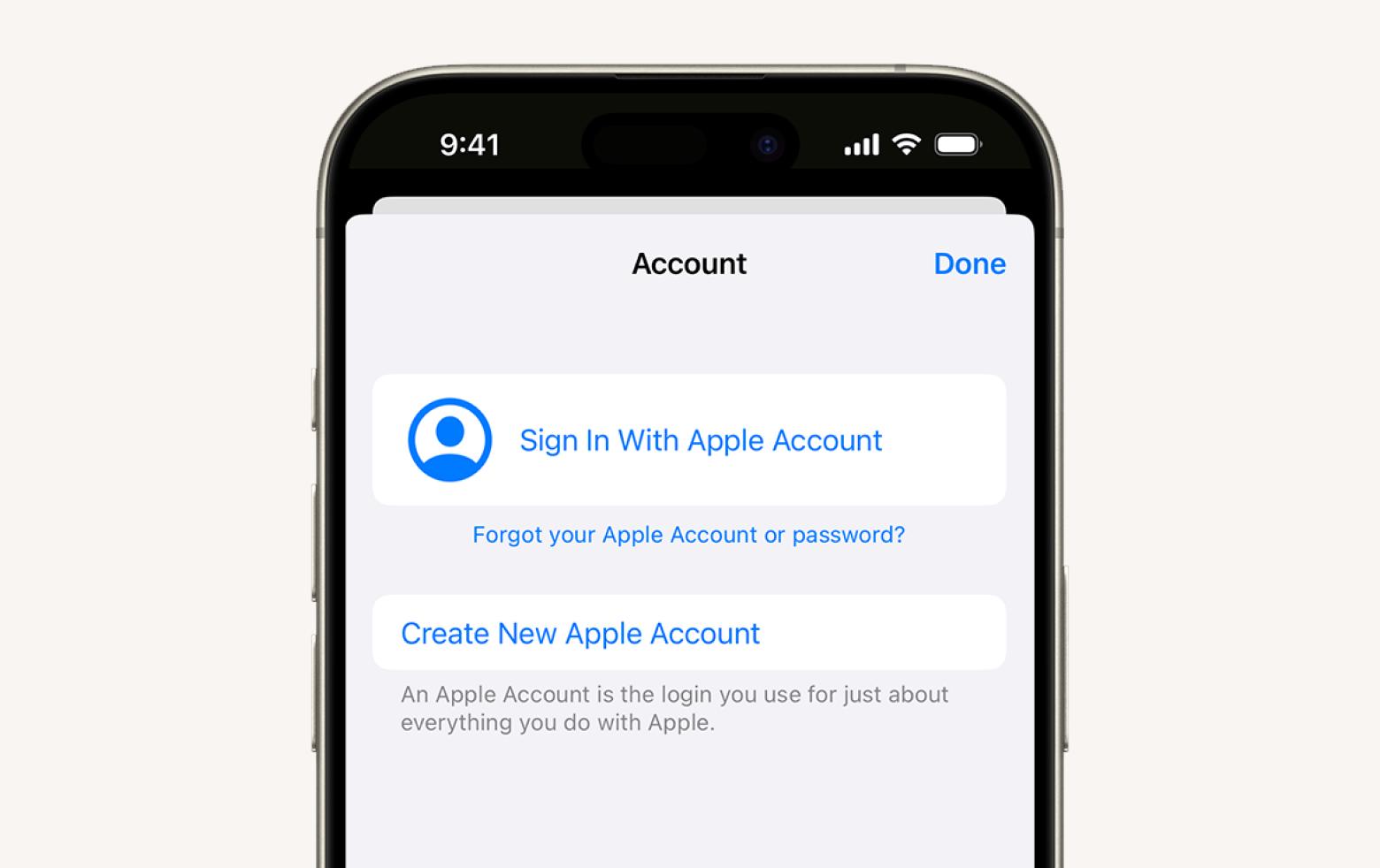 app store create new apple account