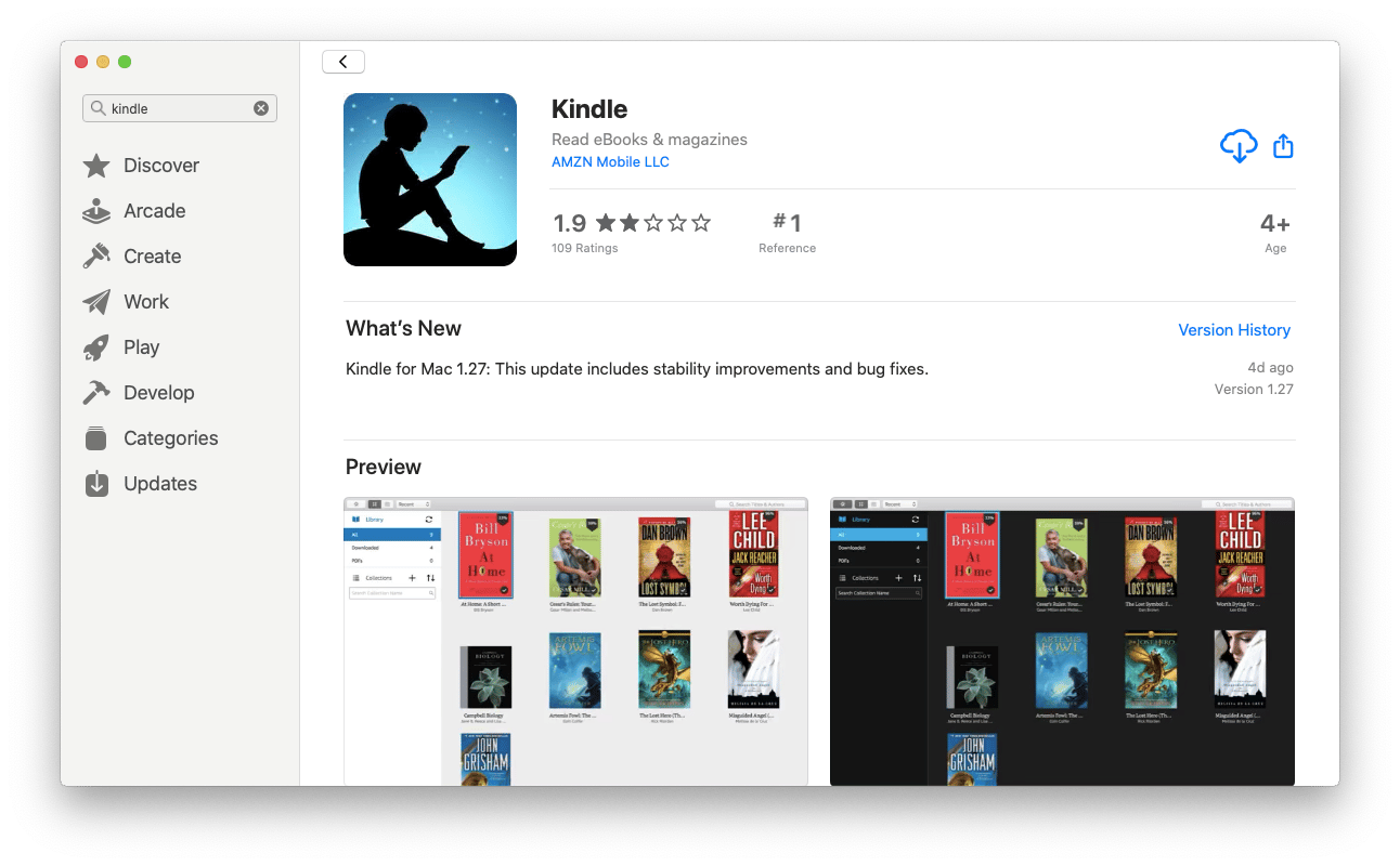 App Store Kindle Mac download