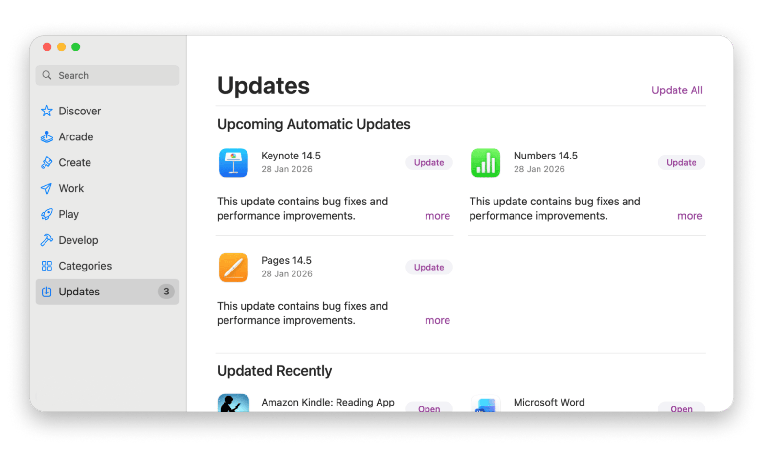 App Store Mac window