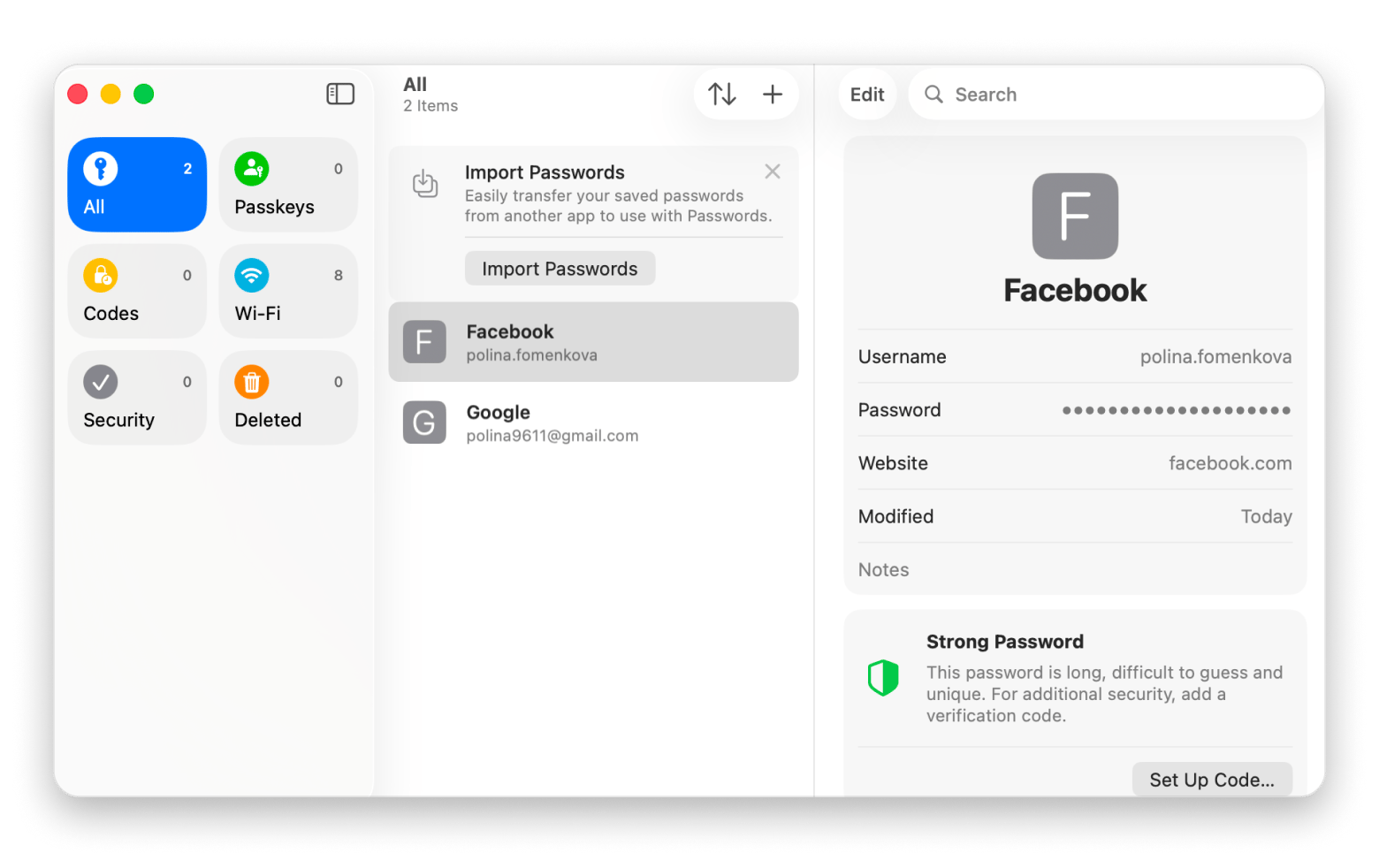 Apple passwords manager Apple passwords manager