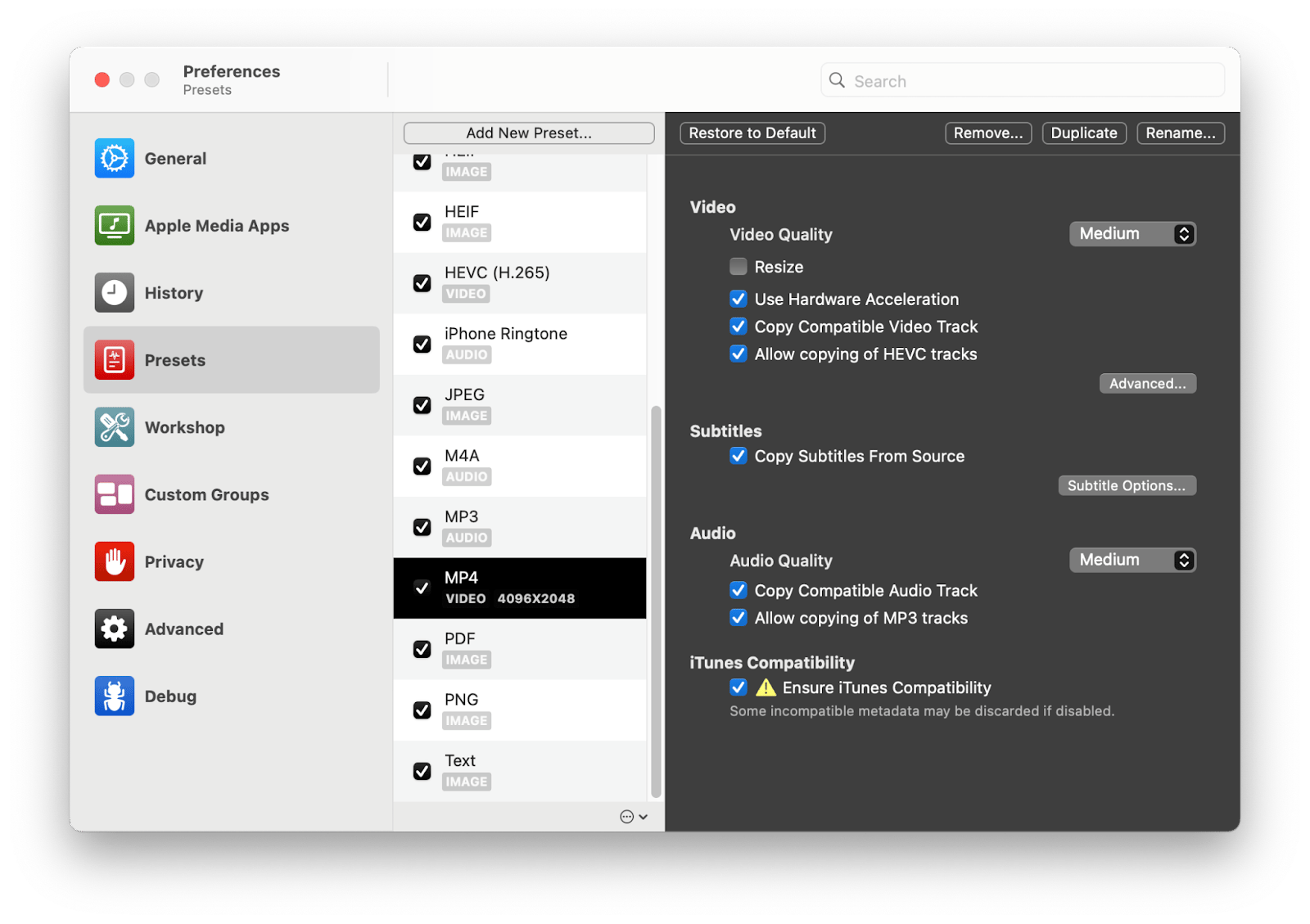 avi to mp4 conversion on mac