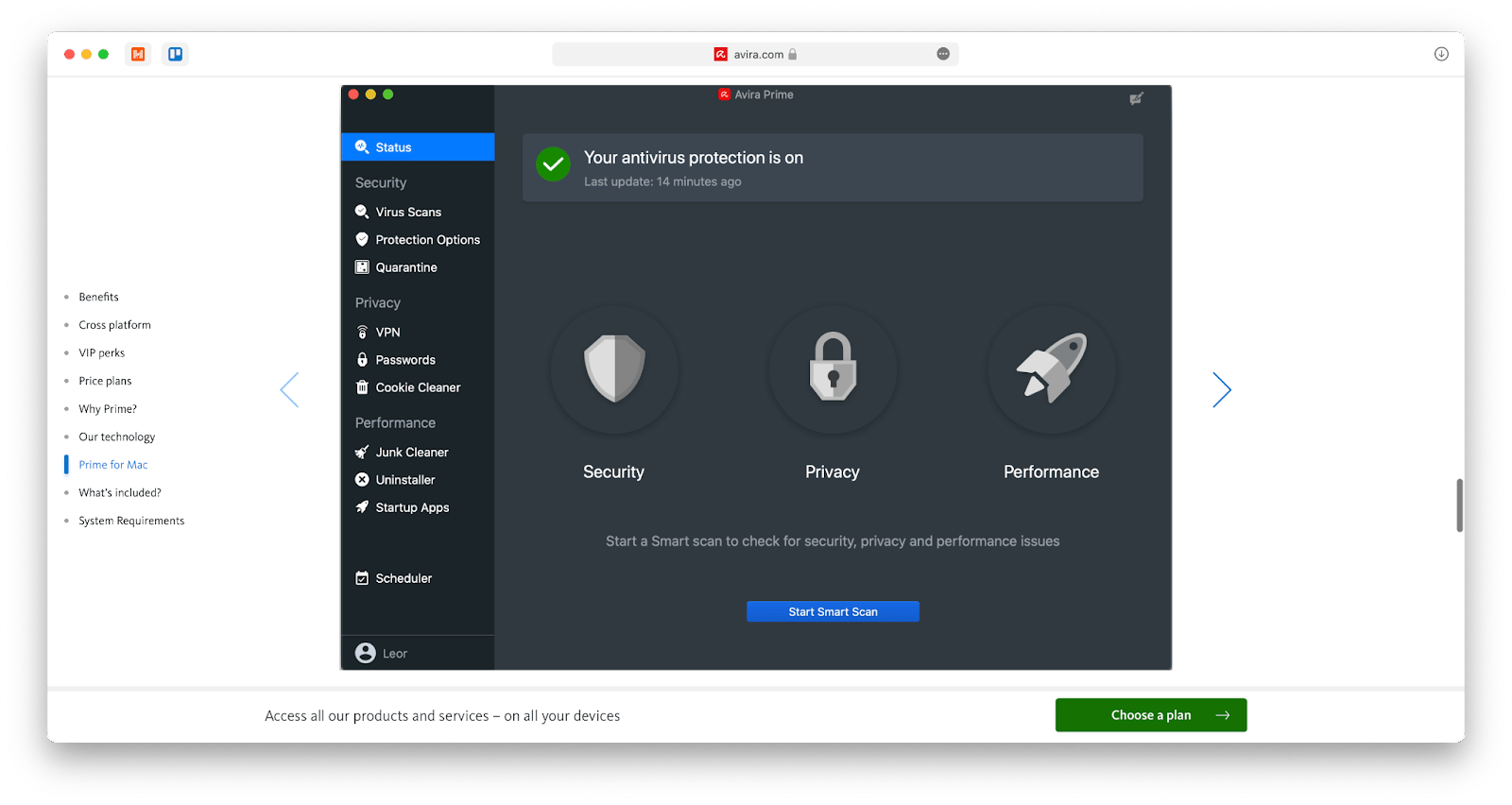 avira prime mac antivirus