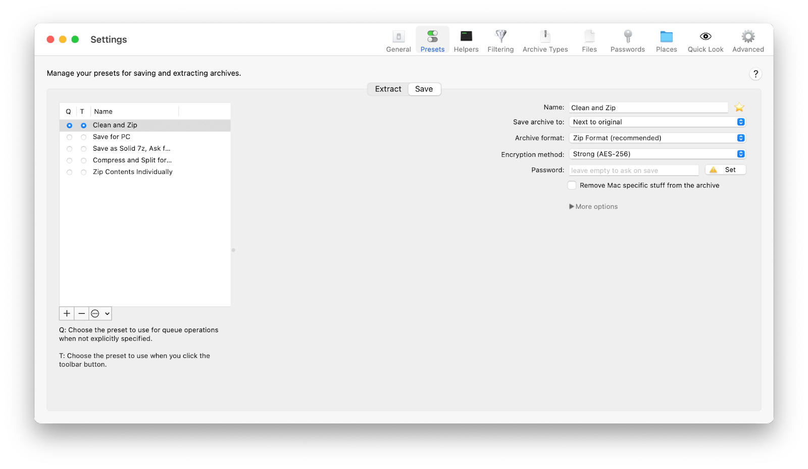 AES-256 encryption for zip archives