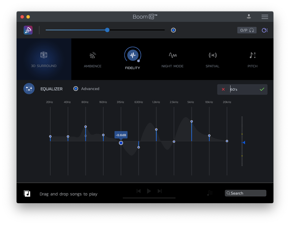Boom 3D equalizer mac