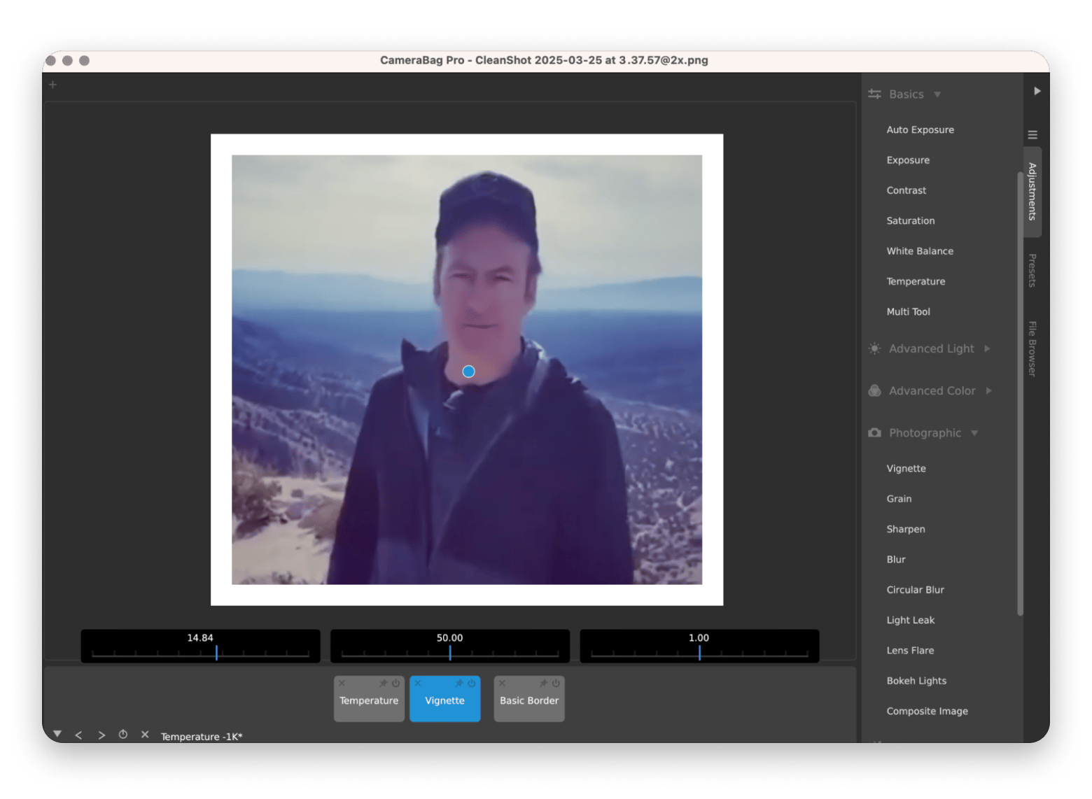 CameraBag Pro is a video editing app included in Setapp