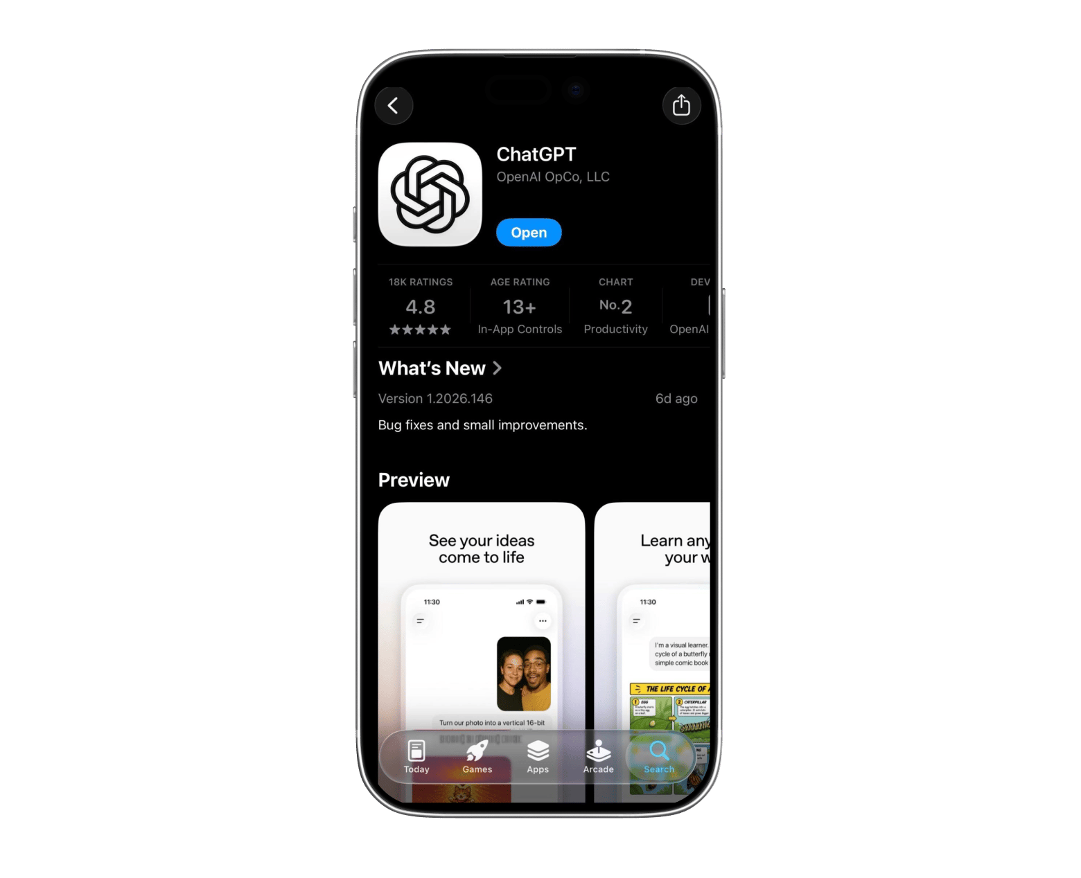 ChatGPT App Store iPhone