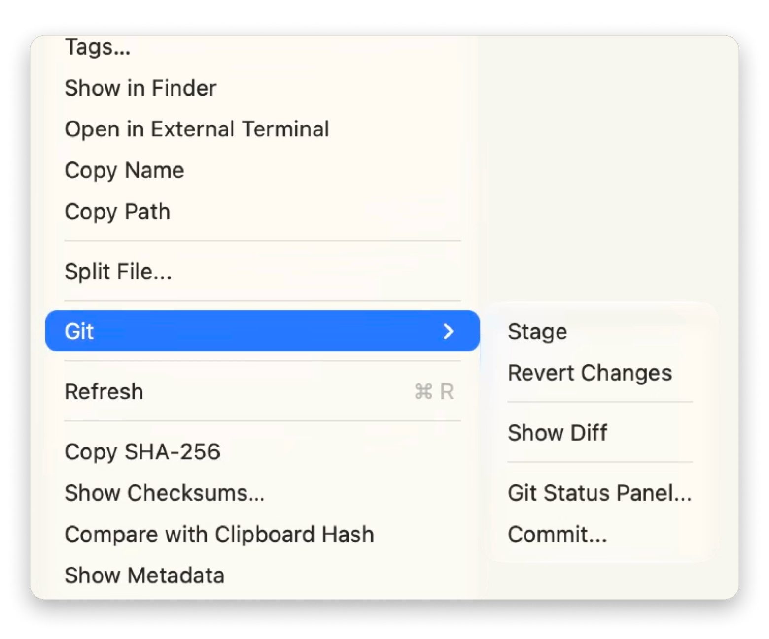 Check and commit change