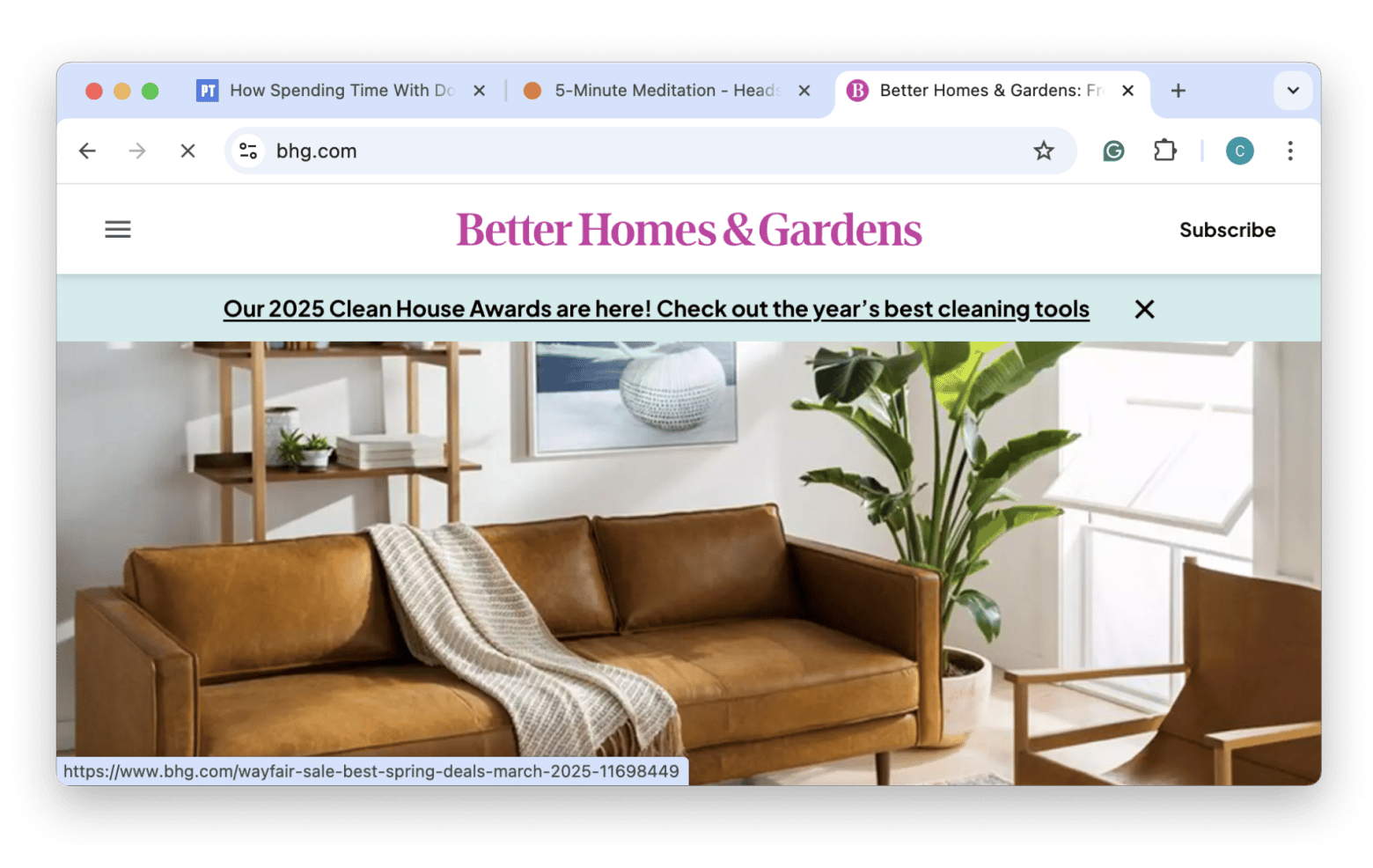 chrome interface
