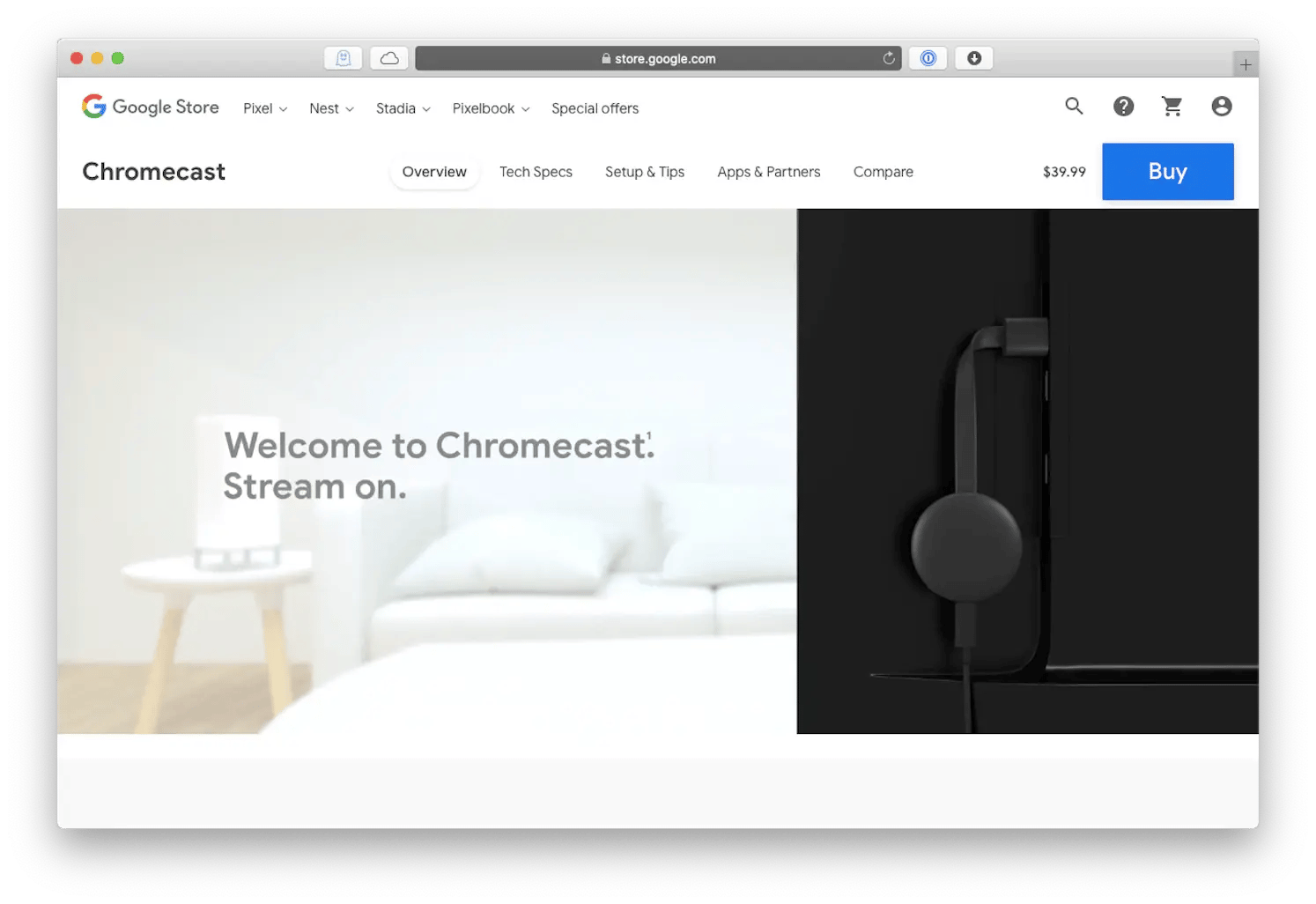 Chromecast: Stream on.