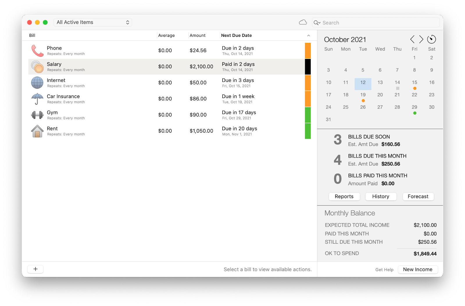 paycheck scheduller