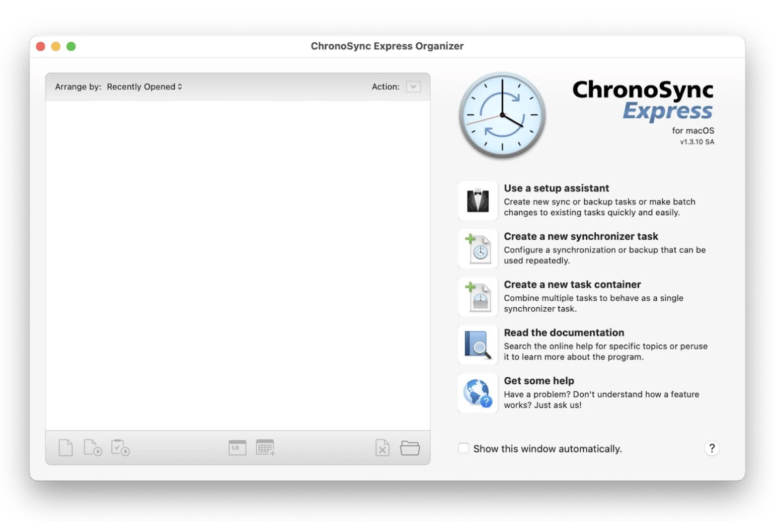 chronosync express restore mac