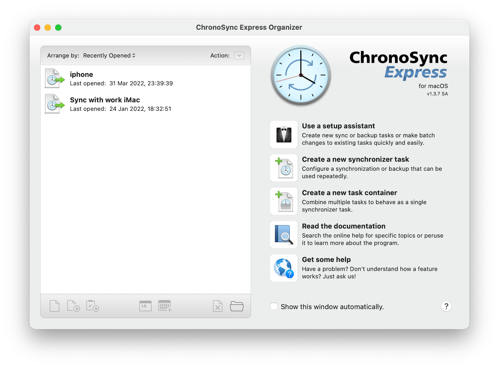 chronosync express