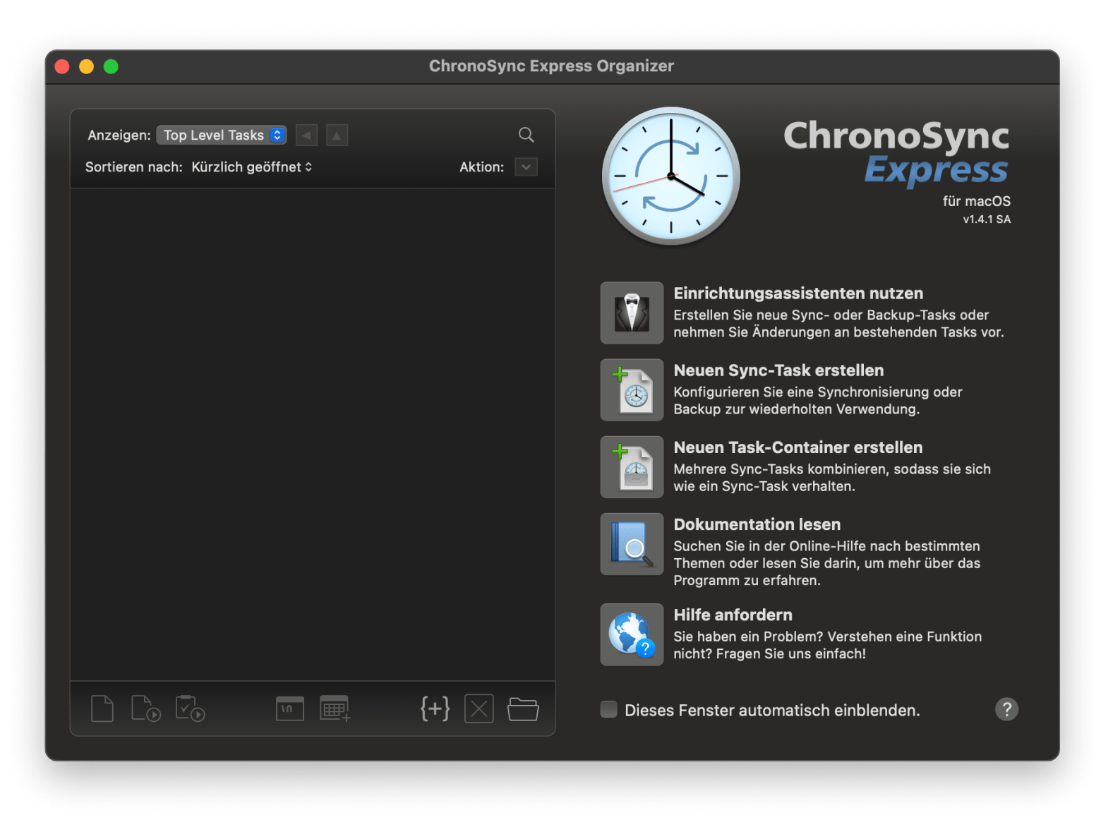 chronosynexperss dashboard