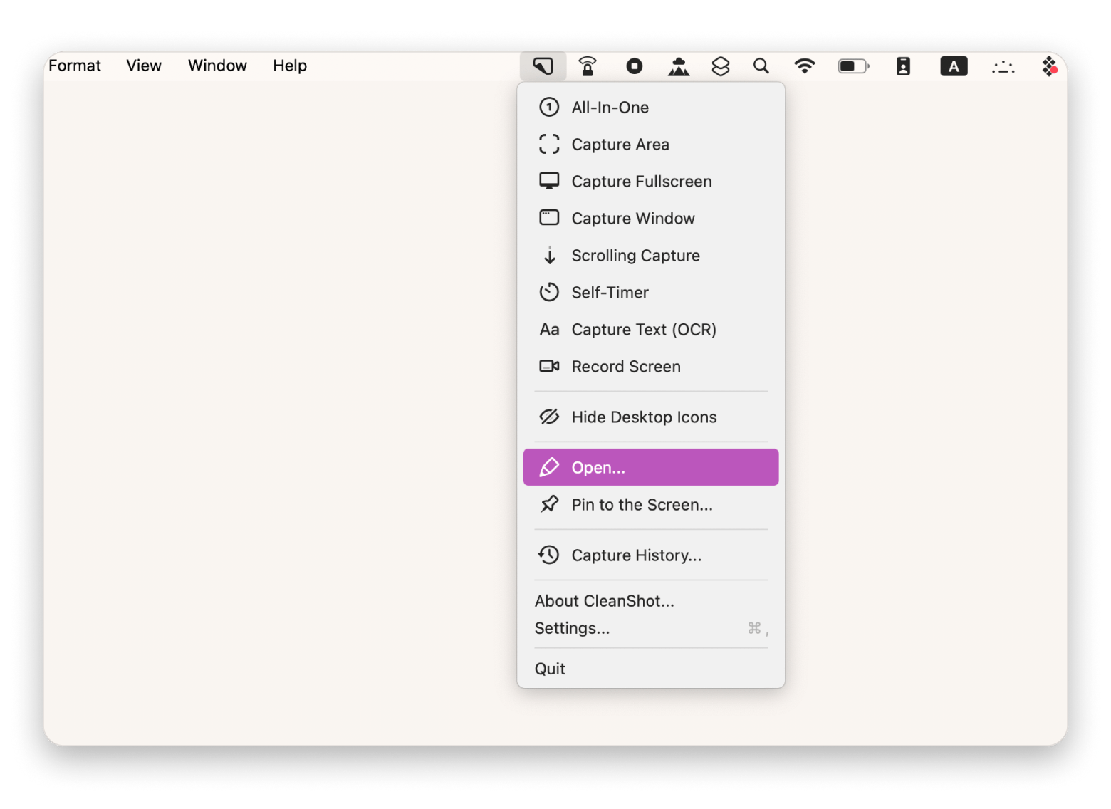 Annotating a screenshot from a virtual machine in CleanShot X, a screen capture app available on Setapp