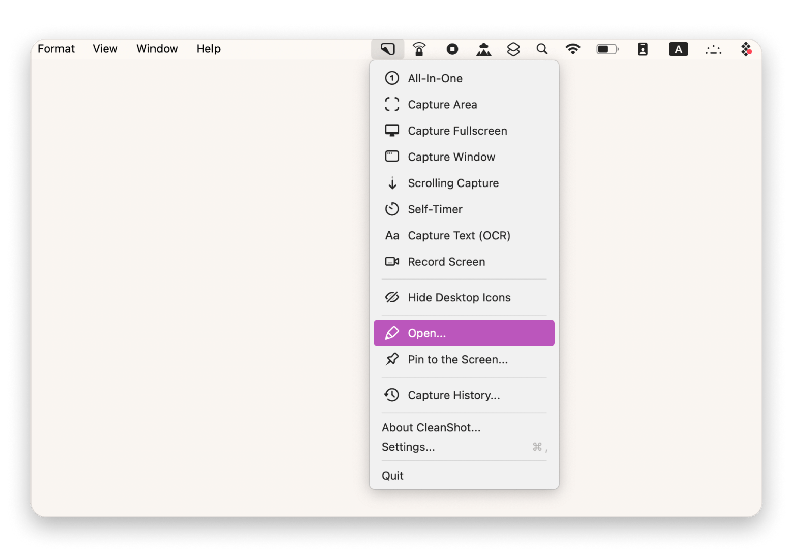 The CleanShot X annotation tool highlighting a screenshot, a screenshot and screen recording app available on Setapp The CleanShot X annotation tool highlighting a screenshot, a screenshot and screen recording app available on Setapp
