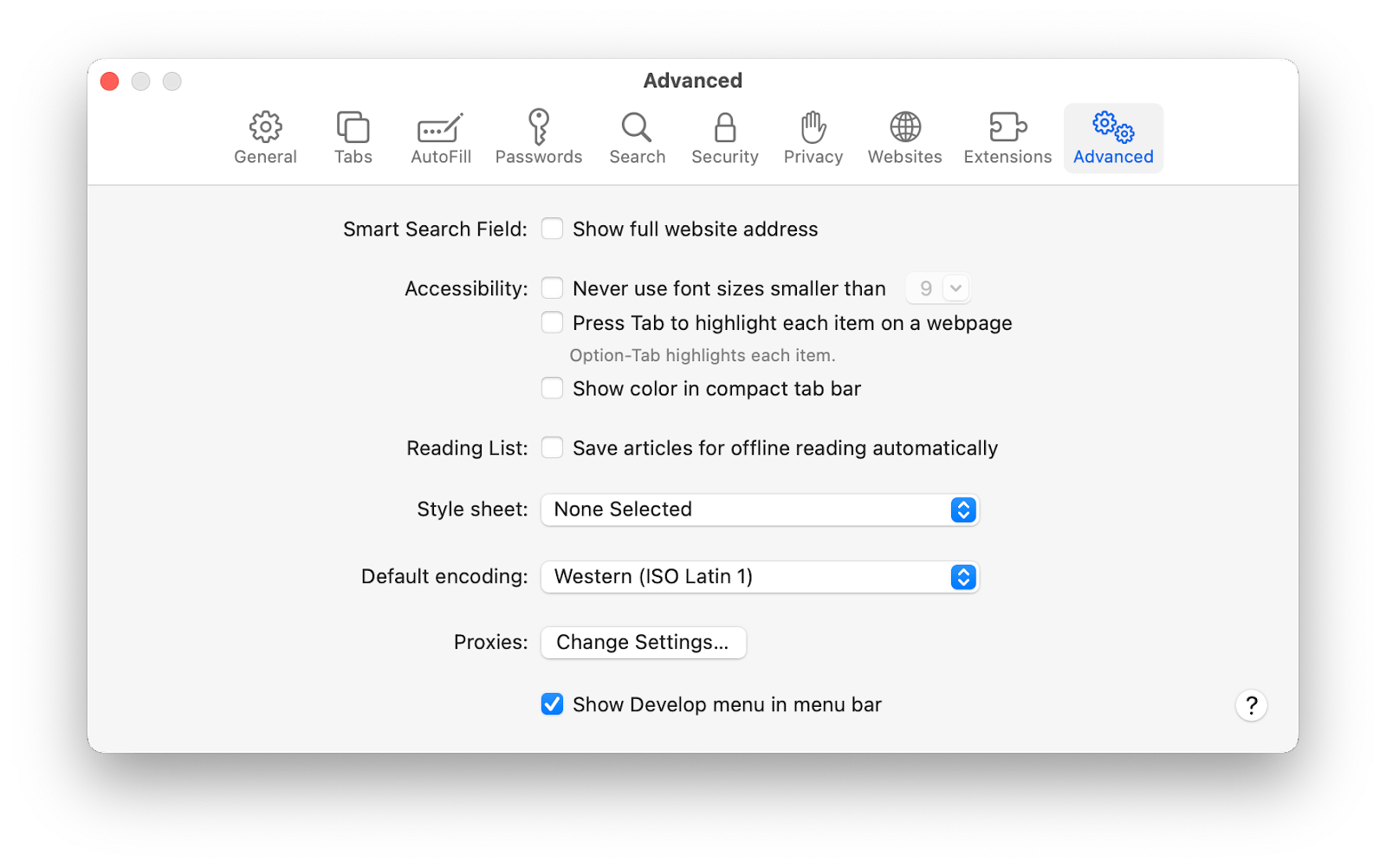 clear browser cache safari