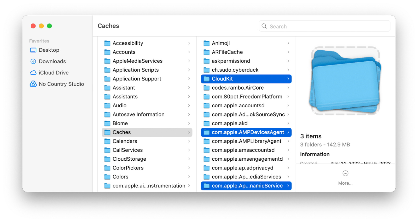 clear cache manually