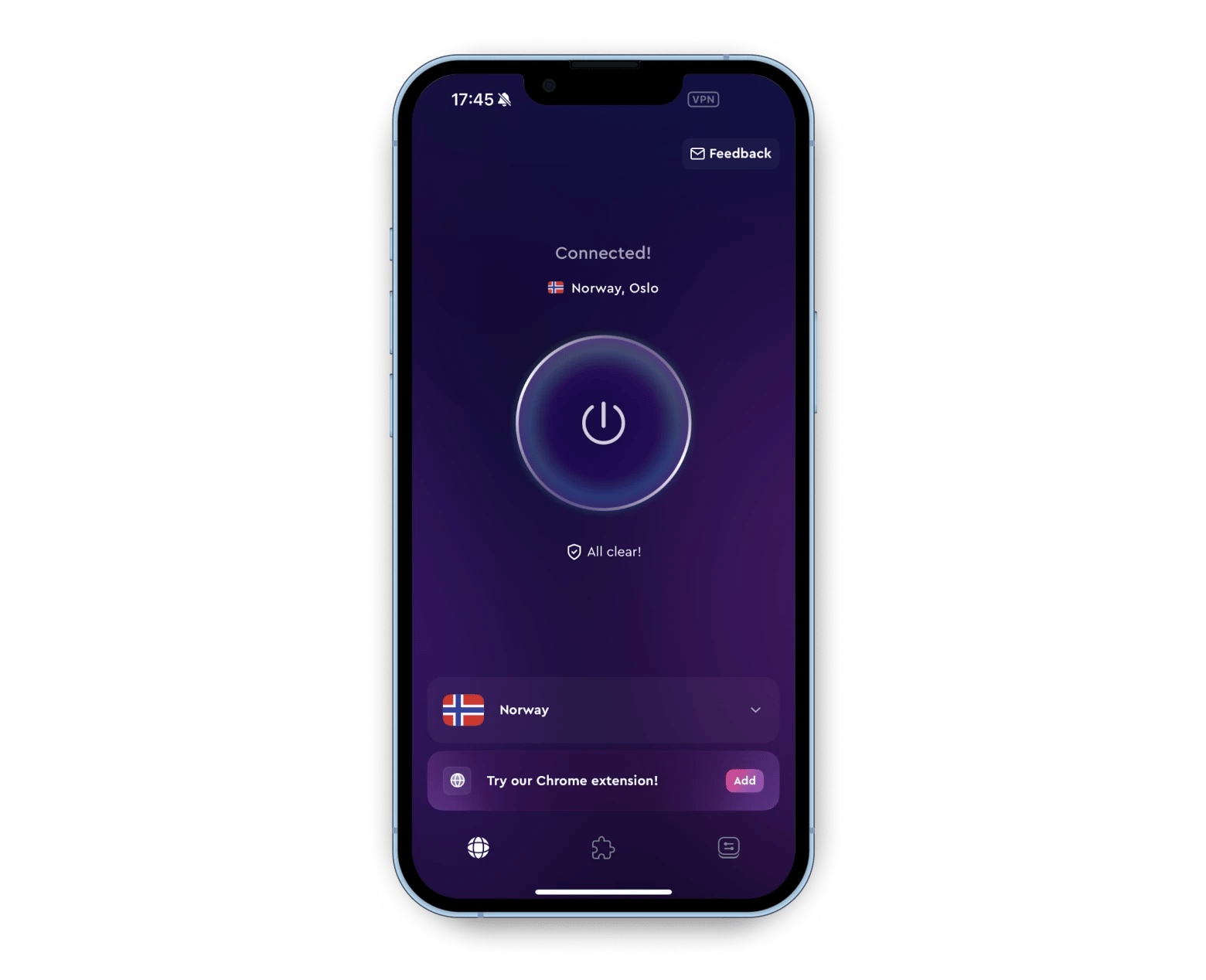 ClearVPN for iPhone