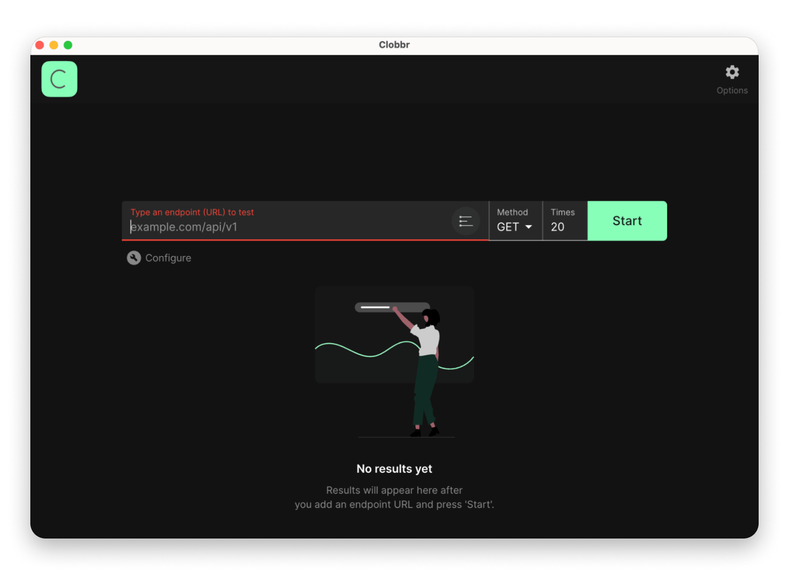 The interface of Clobbr, an API app for developers that is available on Setapp
