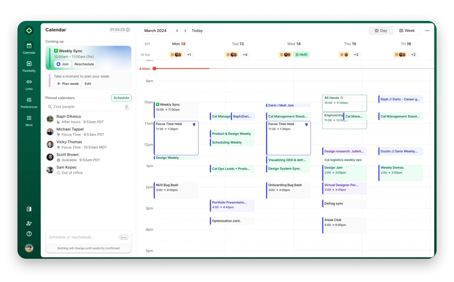 Clockwise automatically optimizes calendars for ADHD users Clockwise automatically optimizes calendars for ADHD users