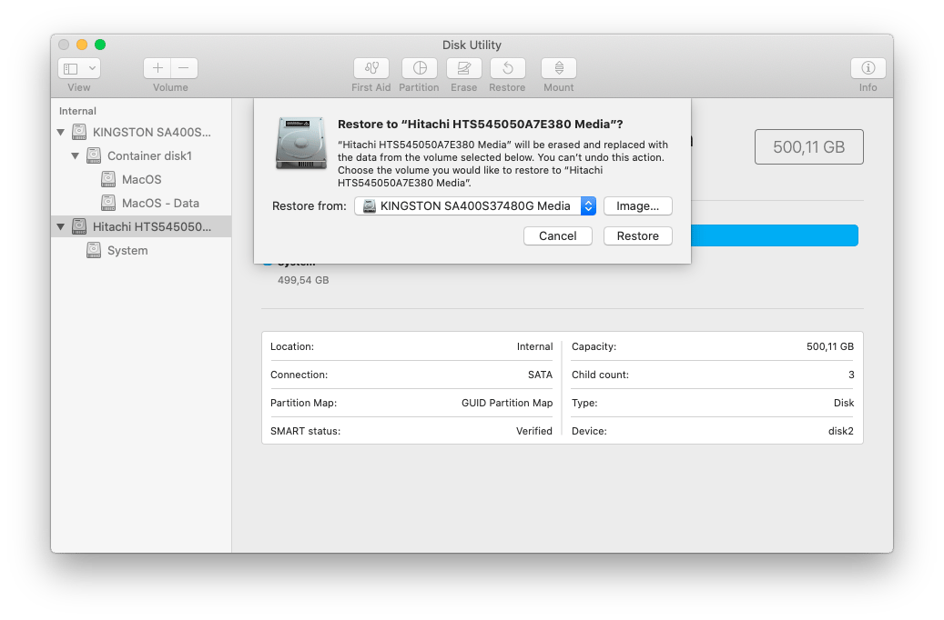 clone hard drive disk utility