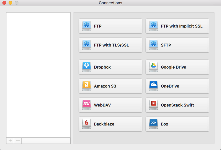 Connect all your Cloud drives accounts to Mac Finder