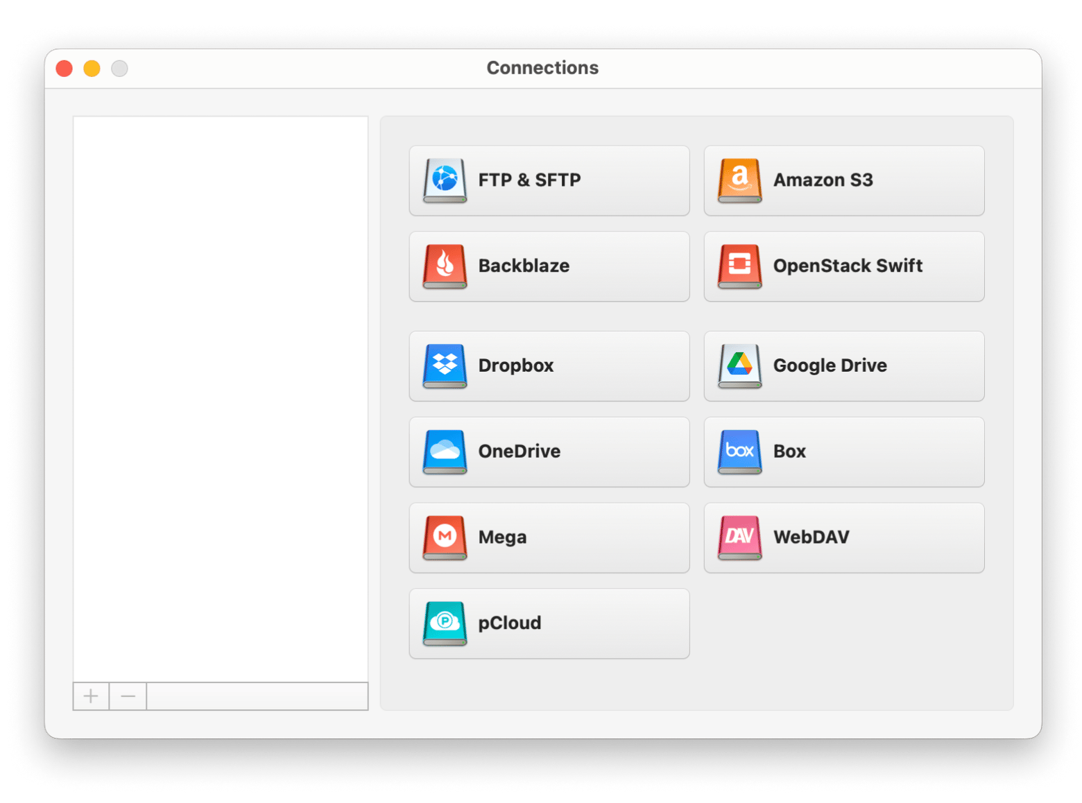 connect all your cloud storages with CloudMounter