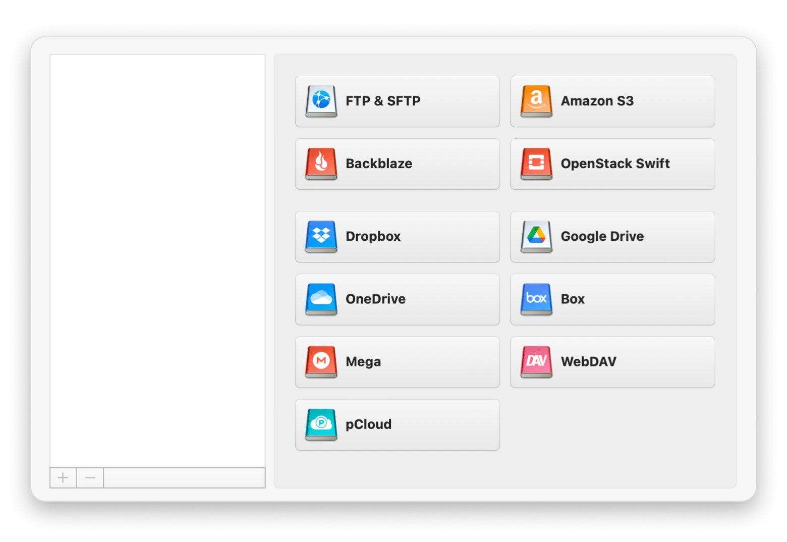 Mounting multiple cloud services as Finder drives via CloudMounter, a multi-cloud manager available on Setapp