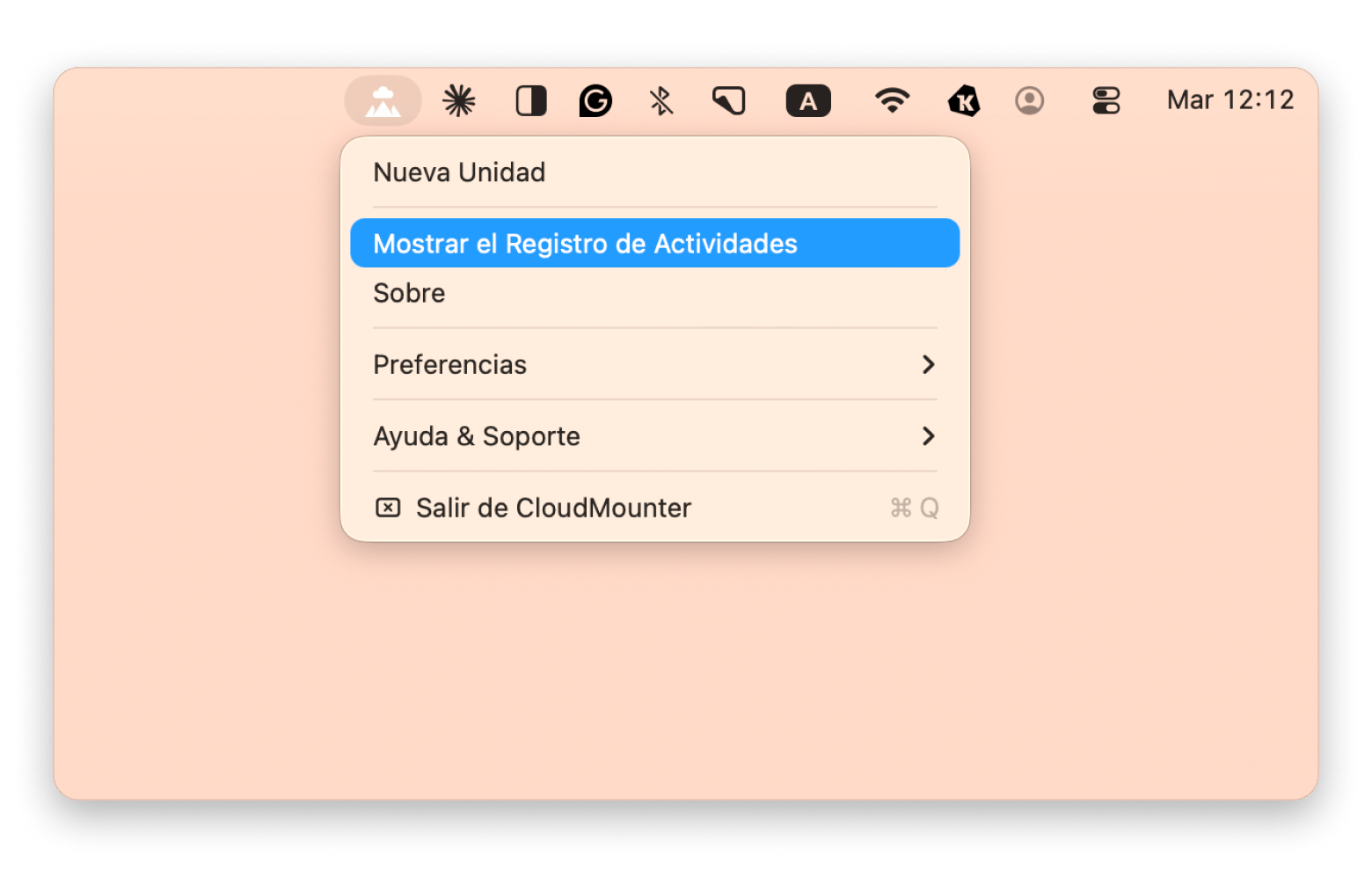 CloudMounter mostrando servicios en la nube conectados como discos locales en Finder, disponible en Setapp