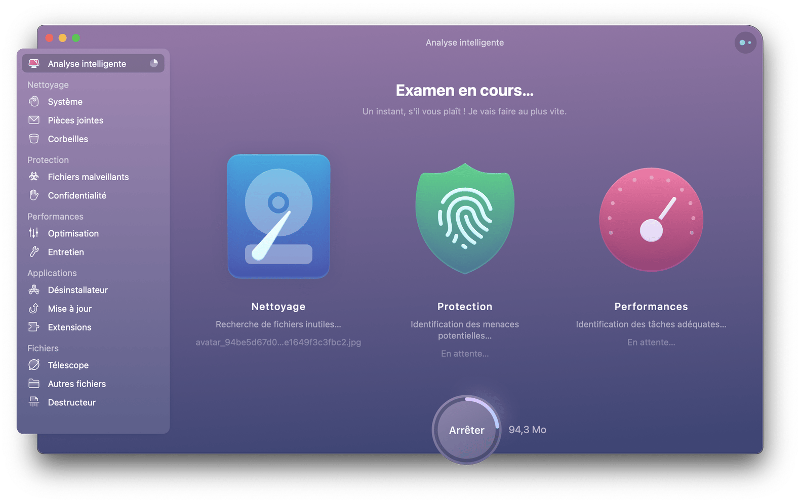 Utilisez CleanMyMac