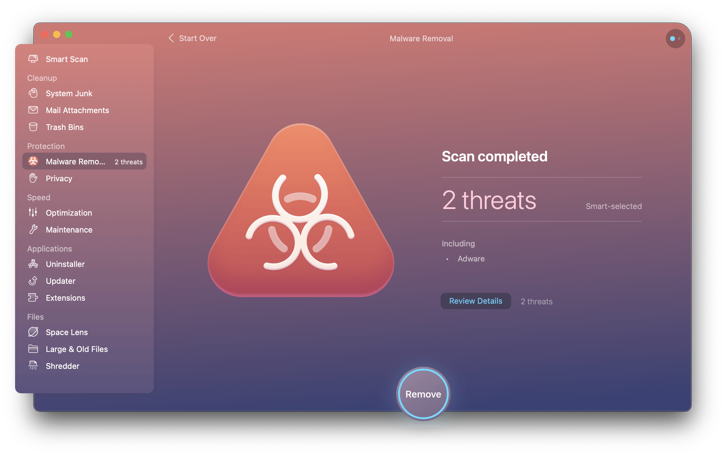 malware protection CleanMyMac X