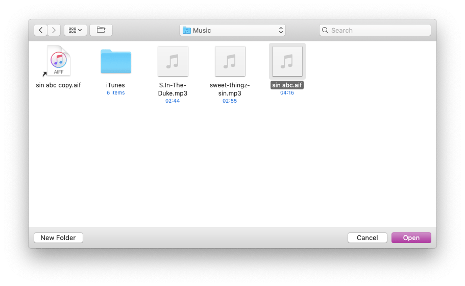 copy music from Mac to iTunes