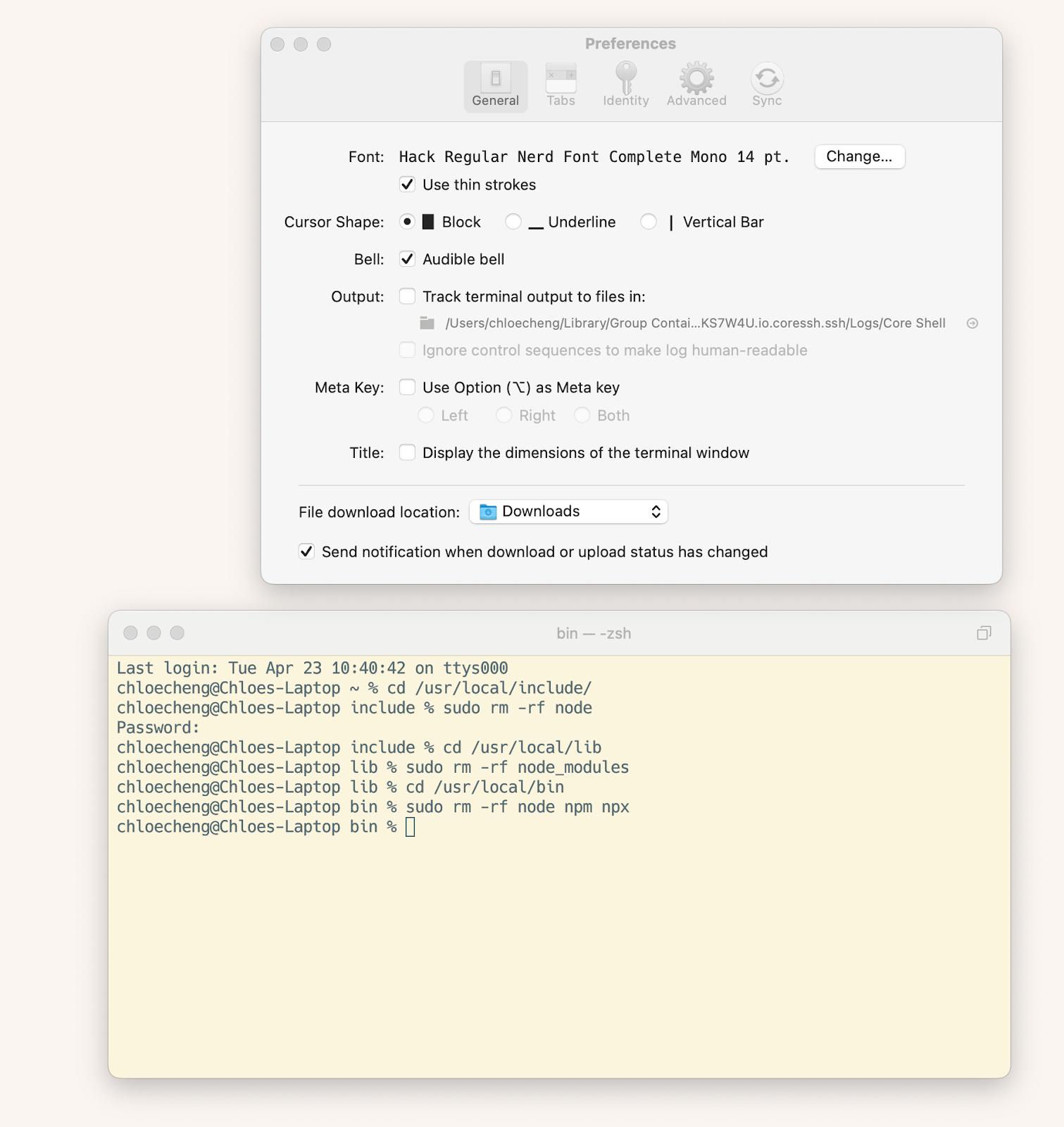 CoreShell Terminal alternative tool