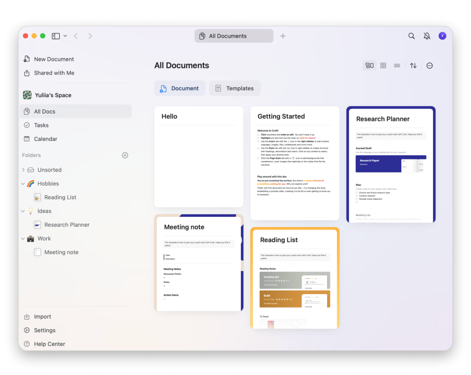 Craft writing app is available in Setapp