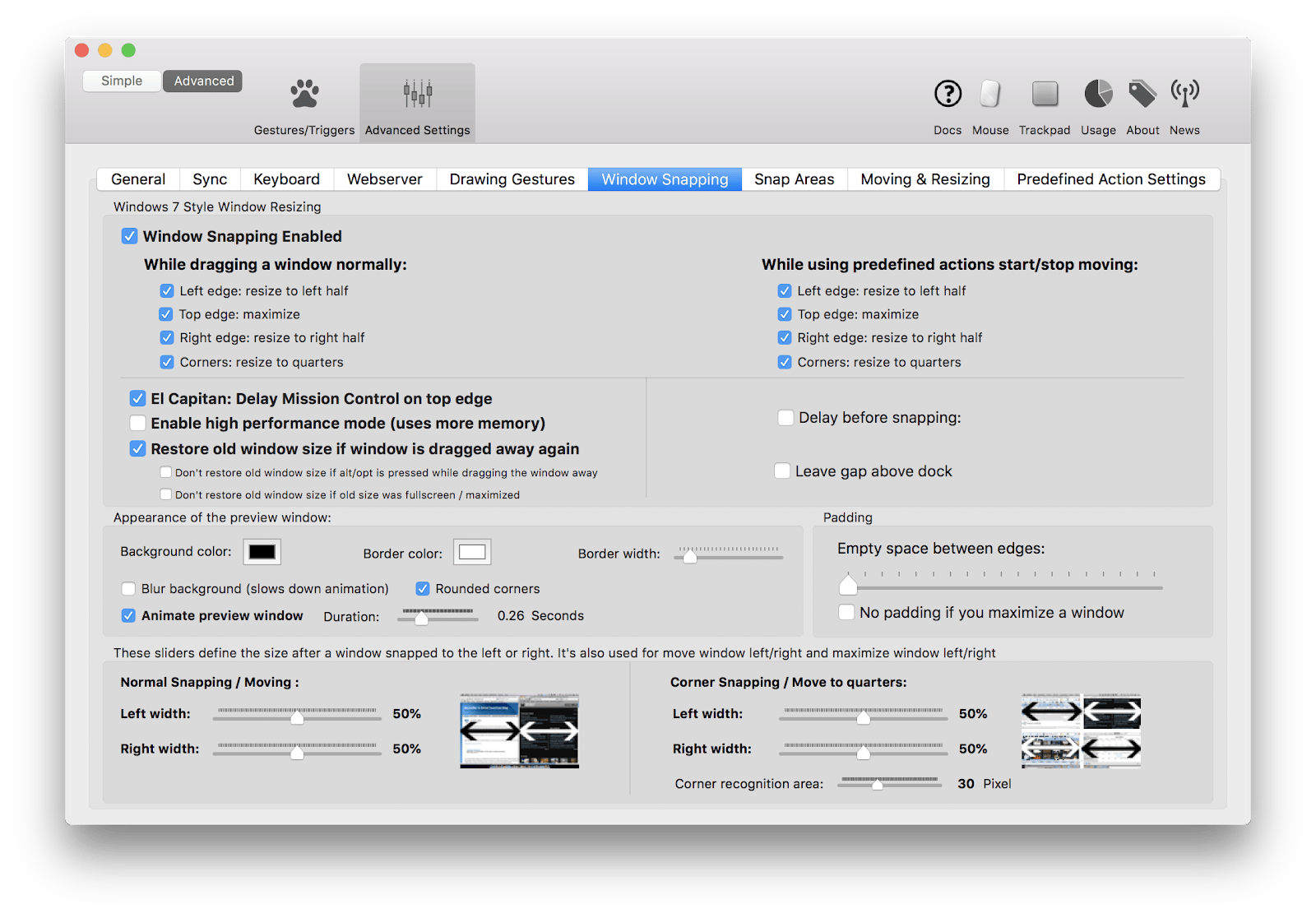 Arrange app windows mac