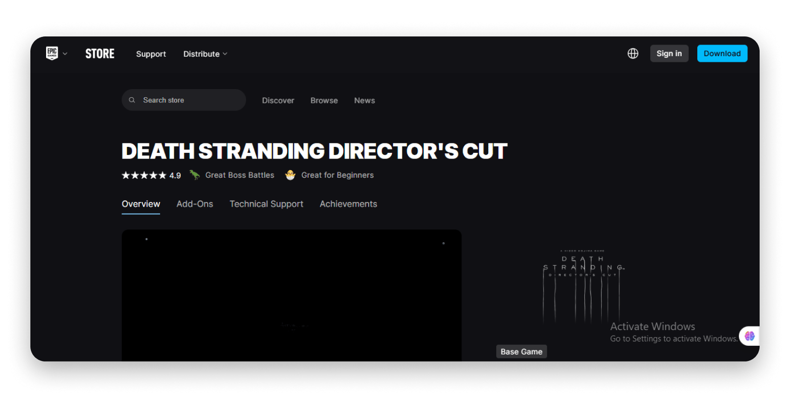 Death Stranding directors cut game