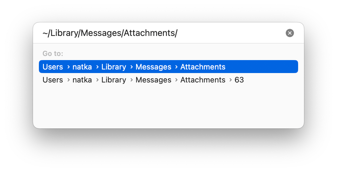 delete attachments from messages