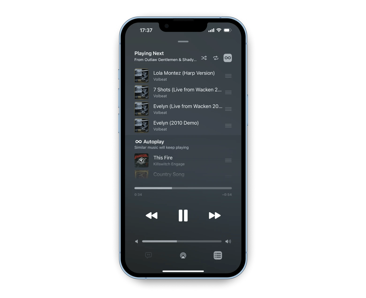 disable autoplay apple music